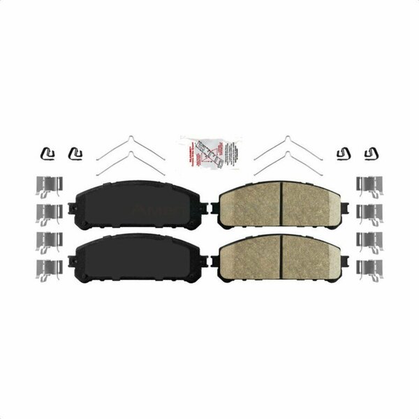 Ameribrakes Front Ceramic Disc Brake Pads For Toyota Highlander Lexus Sienna RX350 NX200t RX450h NWF-PRC1324